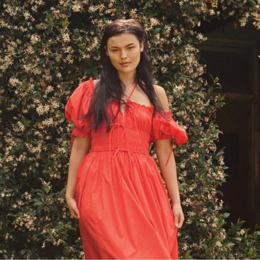 Doen Souvenir Dress in Grenadine Maxi Large